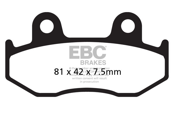 Obrázek produktu Brzdové destičky EBC FA092R