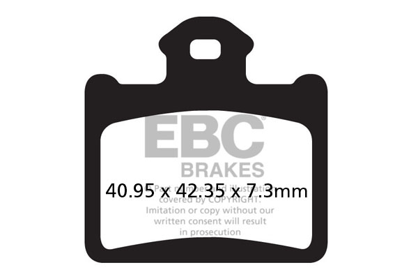 Obrázek produktu Brzdové destičky EBC FA602R Pravý; 250 R Freeride (2T)