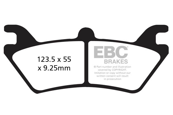 Obrázek produktu Brzdové destičky EBC FA313R FA313R