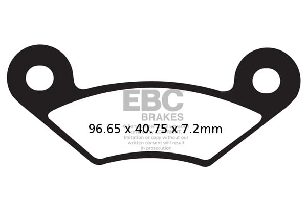 Obrázek produktu Brzdové destičky EBC FA483R FA483R