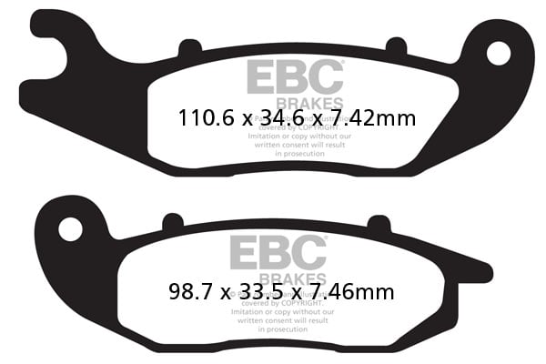 Obrázek produktu Brzdové destičky EBC FA465R