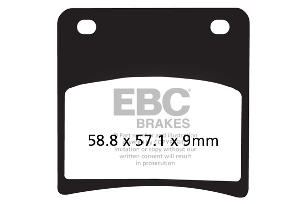 Obrázek produktu Brzdové destičky EBC FA146V