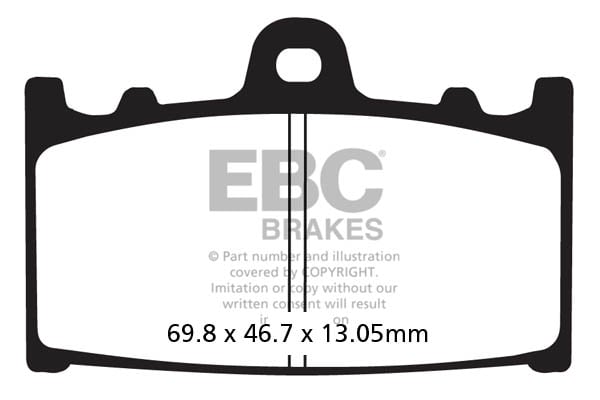 Obrázek produktu Brzdové destičky EBC FA366V