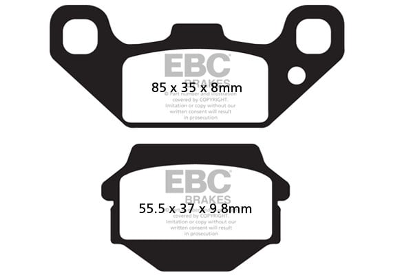 Obrázek produktu Brzdové destičky EBC FA128R FA128R