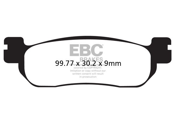 Obrázek produktu Brzdové destičky EBC FA275TT