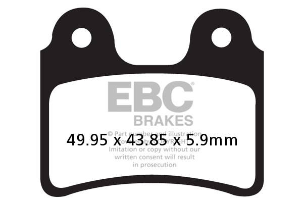 Obrázek produktu Brzdové destičky EBC FA303TT