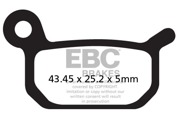 Obrázek produktu Brzdové destičky EBC FA325TT