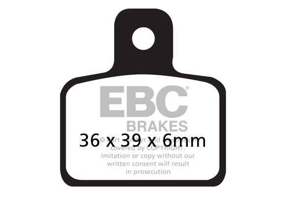 Obrázek produktu Brzdové destičky EBC FA351TT FA351TT