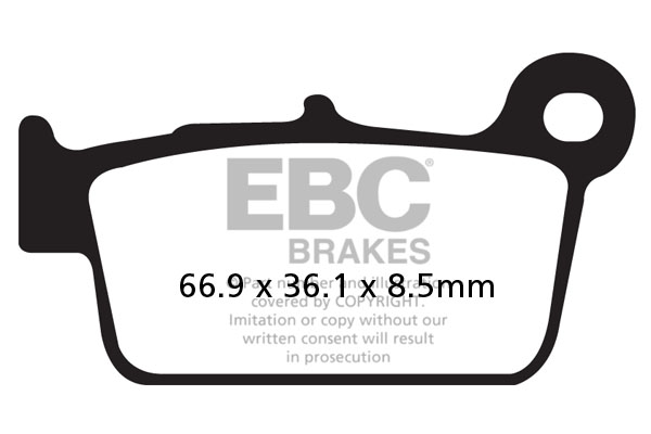 Obrázek produktu Brzdové destičky EBC FA367/2TT