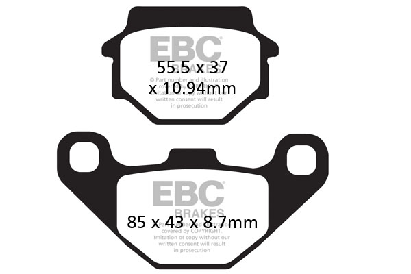 Obrázek produktu Brzdové destičky EBC FA372TT FA372TT