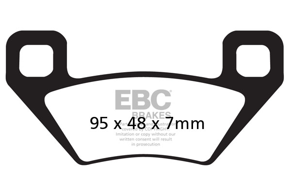 Obrázek produktu Brzdové destičky EBC FA395TT FA395TT