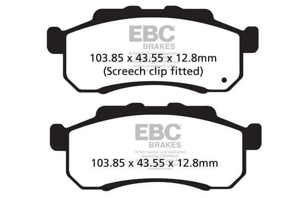 Obrázek produktu Brzdové destičky EBC FA476TT FA476TT