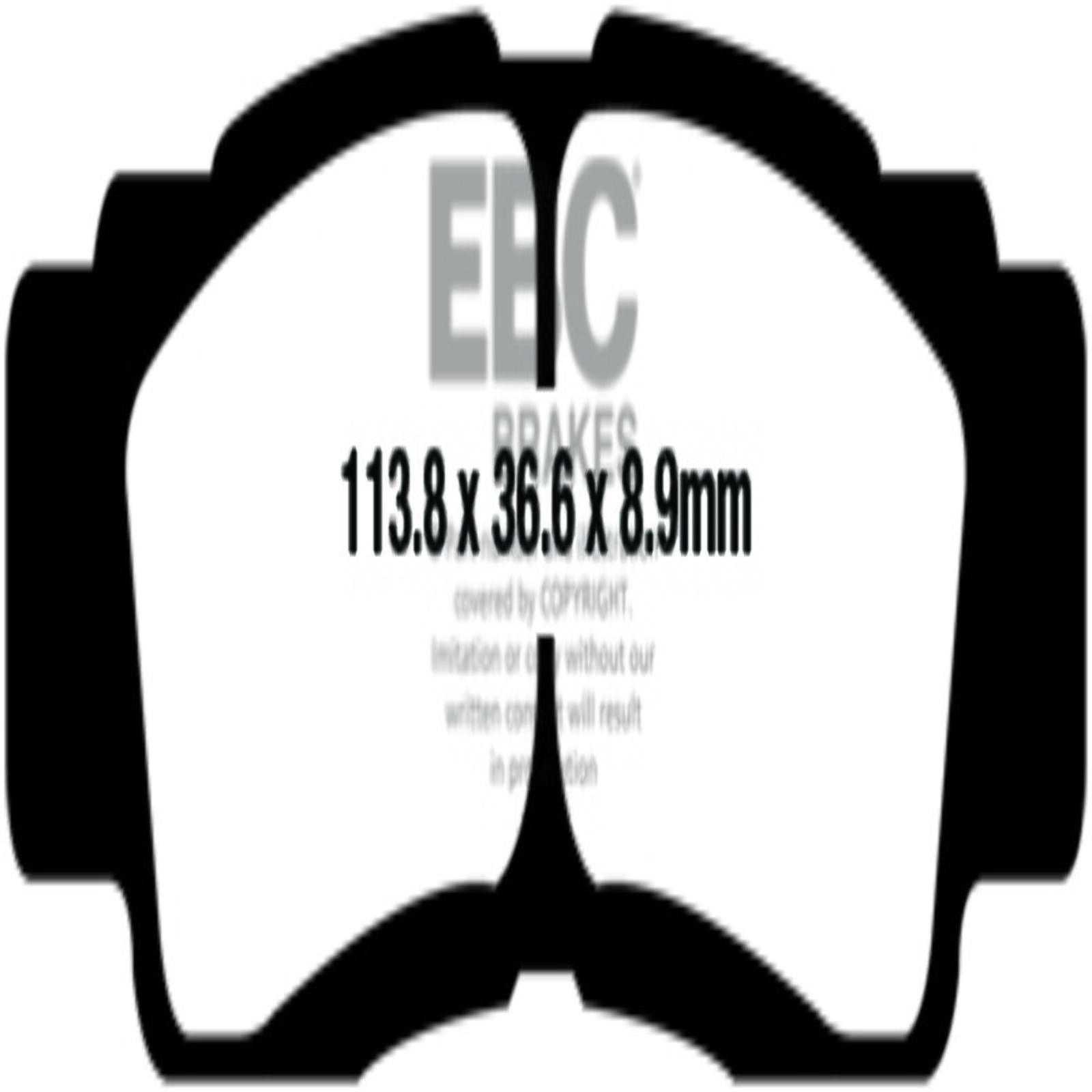 Obrázek produktu Brzdové destičky EBC FA676TT FA676TT