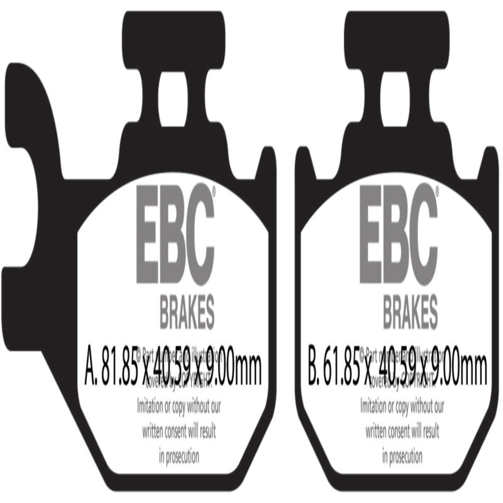 Obrázek produktu Brzdové destičky EBC FA690TT FA690TT