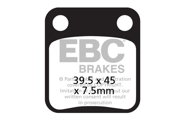 Obrázek produktu Brzdové destičky EBC FA054TT