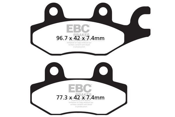 Obrázek produktu Brzdové destičky EBC MXS165 MXS165