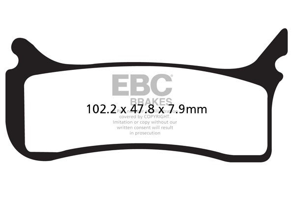 Obrázek produktu Brzdové destičky EBC MXS406