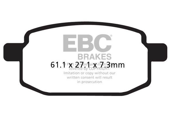 Obrázek produktu Brzdové destičky EBC SFA169HH
