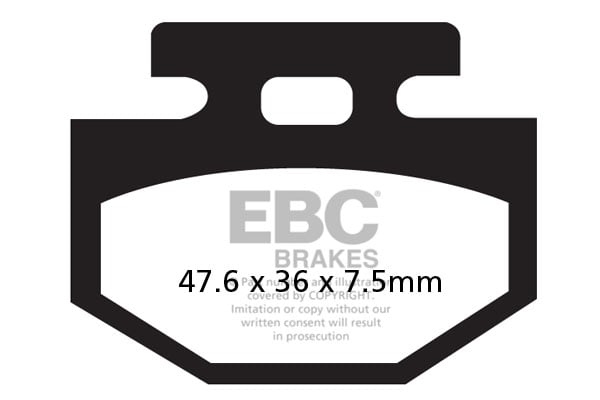 Obrázek produktu Brzdové destičky EBC SFA176