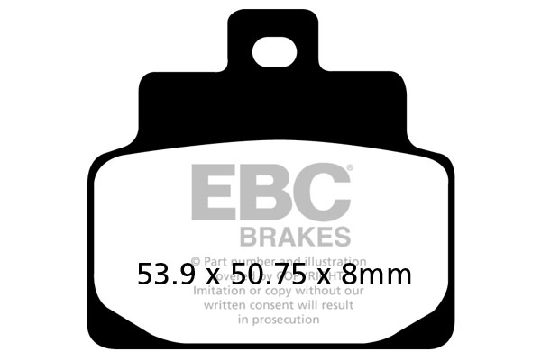 Obrázek produktu Brzdové destičky EBC SFA301HH