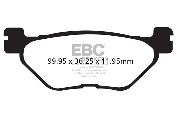 Obrázek produktu Brzdové destičky EBC SFA319 ABS/bez ABS; Levý/pravý