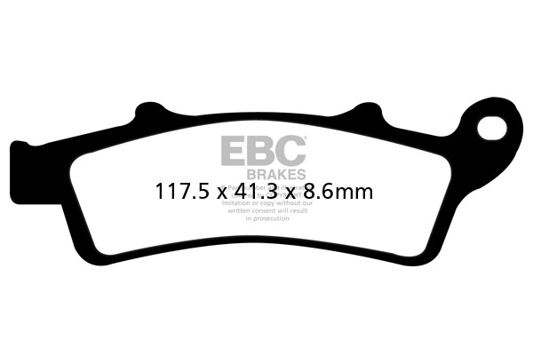 Obrázek produktu Brzdové destičky EBC SFA324HH Pravý; New X Town 300i ABS