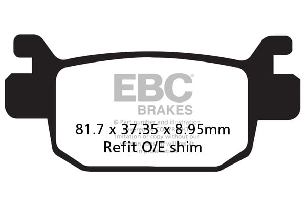 Obrázek produktu Brzdové destičky EBC SFA415HH