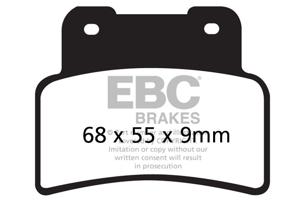 Obrázek produktu Brzdové destičky EBC SFA432 Levý/pravý