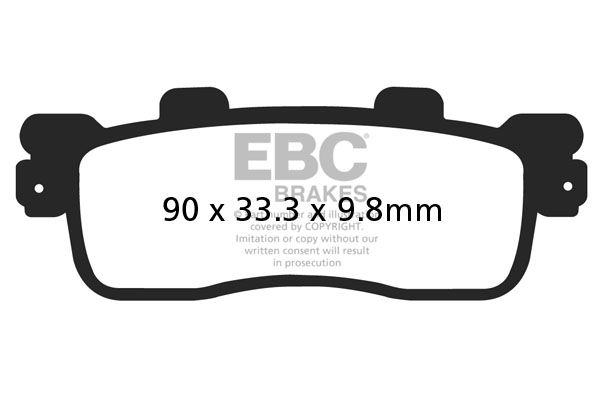 Obrázek produktu Brzdové destičky EBC SFA498 SFA498