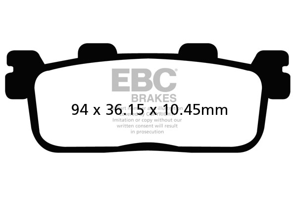 Obrázek produktu Brzdové destičky EBC SFA607 Levý
