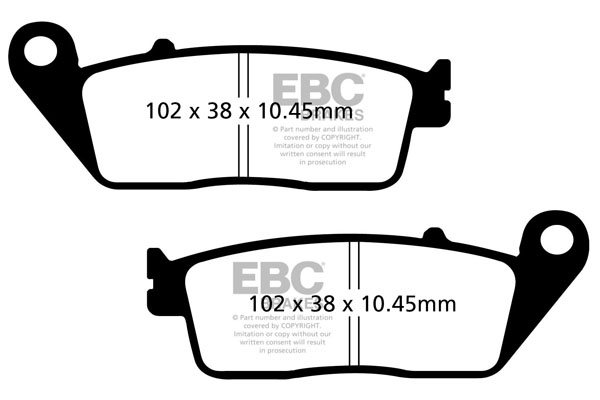 Obrázek produktu Brzdové destičky EBC SFA608 Levý