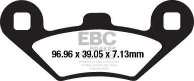 Obrázek produktu Brzdové destičky EBC SFA650