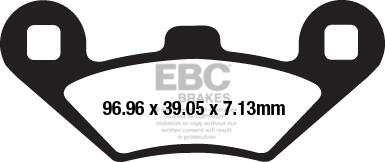 Obrázek produktu Brzdové destičky EBC SFA650HH
