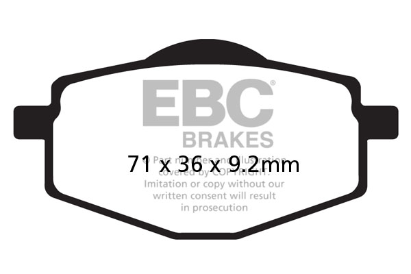 Obrázek produktu Brzdové destičky EBC SFAC101