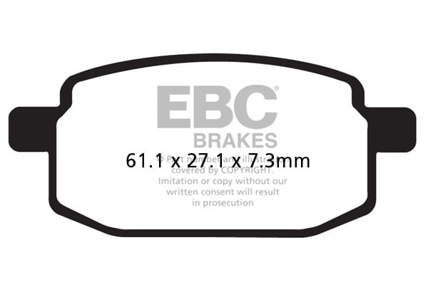 Obrázek produktu Brzdové destičky EBC SFAC169 SFAC169