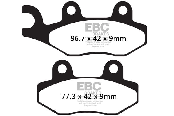 Obrázek produktu Brzdové destičky EBC SFAC228 Levý
