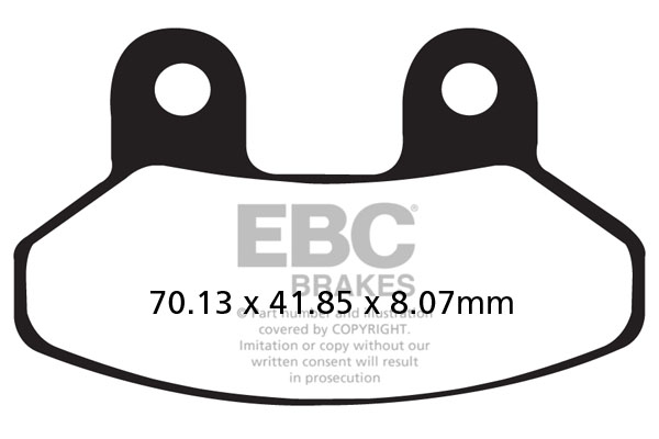 Obrázek produktu Brzdové destičky EBC SFAC306