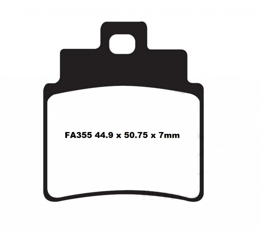 Obrázek produktu Brzdové destičky EBC SFAC355/4 Levý; GTS 300 / Joymax Z