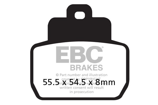 Obrázek produktu Brzdové destičky EBC SFAC425