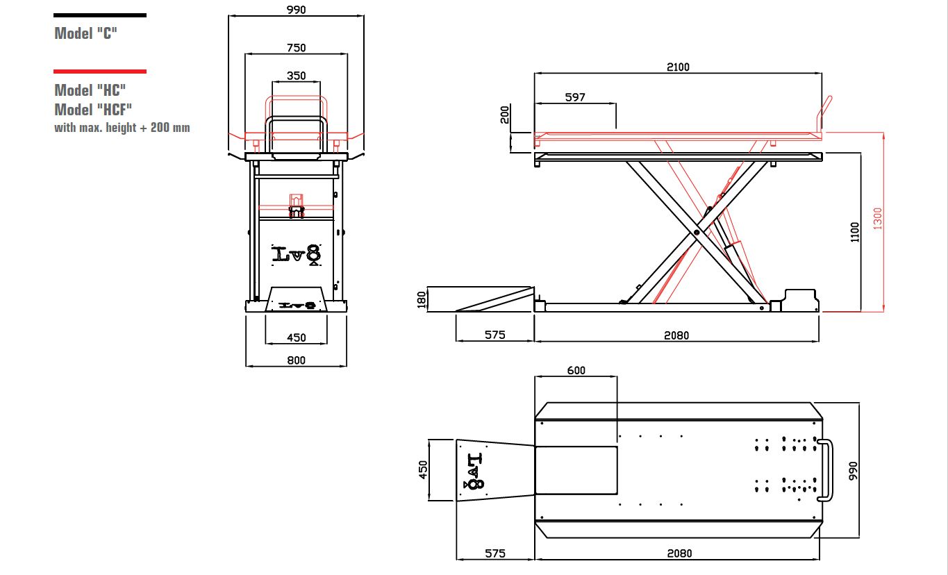 Obrázek produktu Sada rozšíření LV8 EG600SE for GOLDRAKE 600 kg (210x27,5cm) EG600SE