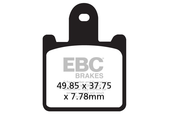 Obrázek produktu Brzdové destičky EBC EPFA417/4HH