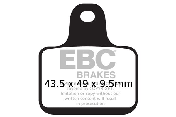 Obrázek produktu Brzdové destičky EBC EPFA435/4HH EPFA435/4HH