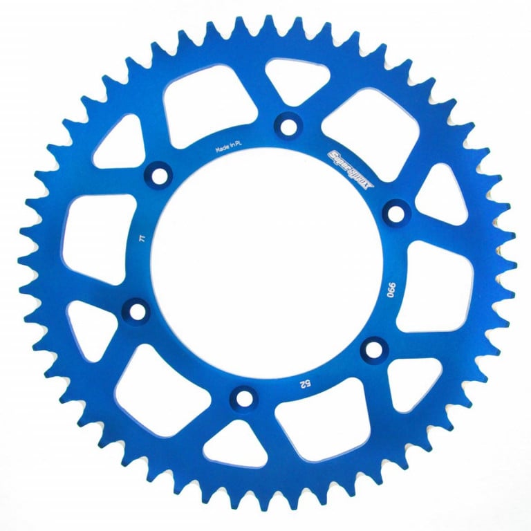 Obrázek produktu Hliníková řetězová rozeta SUPERSPROX RAL-990:52-BLU modrá 52 zubů, 520