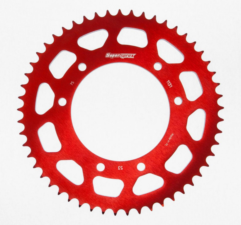 Obrázek produktu Hliníková řetězová rozeta SUPERSPROX RAL-1131:53-RED červená RAL-1131:53-RED