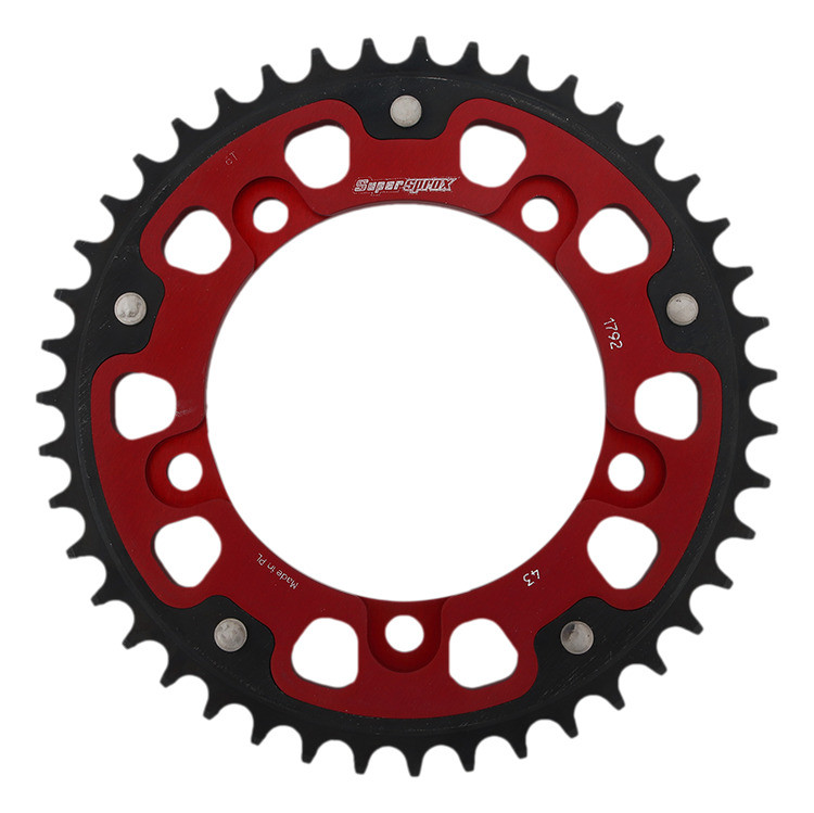 Obrázek produktu Řetězová rozeta SUPERSPROX STEALTH RST-1792:43-RED červená 43 zubů, 525 RST-1792:43-RED