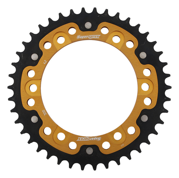 Obrázek produktu Řetězová rozeta SUPERSPROX STEALTH RST-300:42-GLD zlatá 42 zubů, 525 RST-300:42-GLD