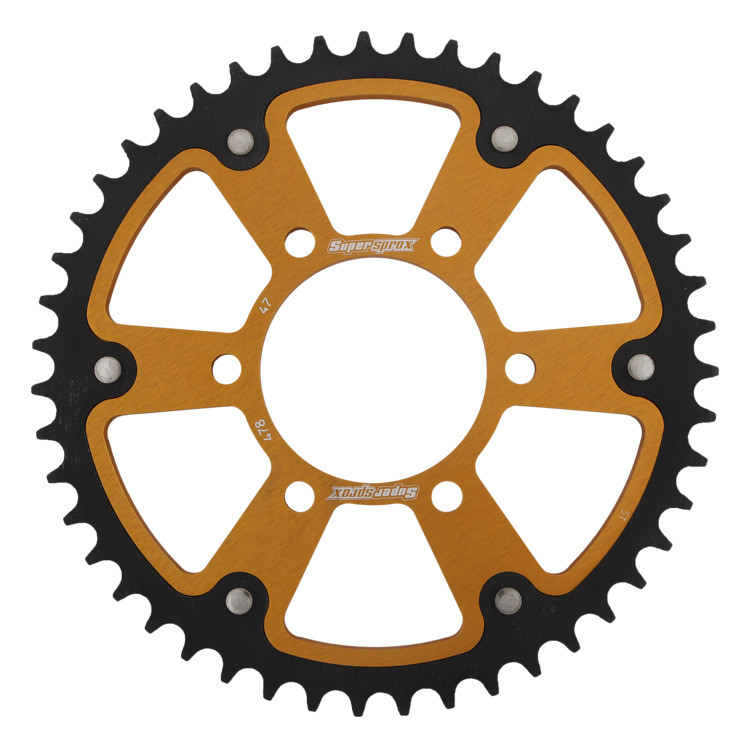 Obrázek produktu Řetězová rozeta SUPERSPROX STEALTH RST-478:47-GLD zlatá 47 zubů, 520 RST-478:47-GLD