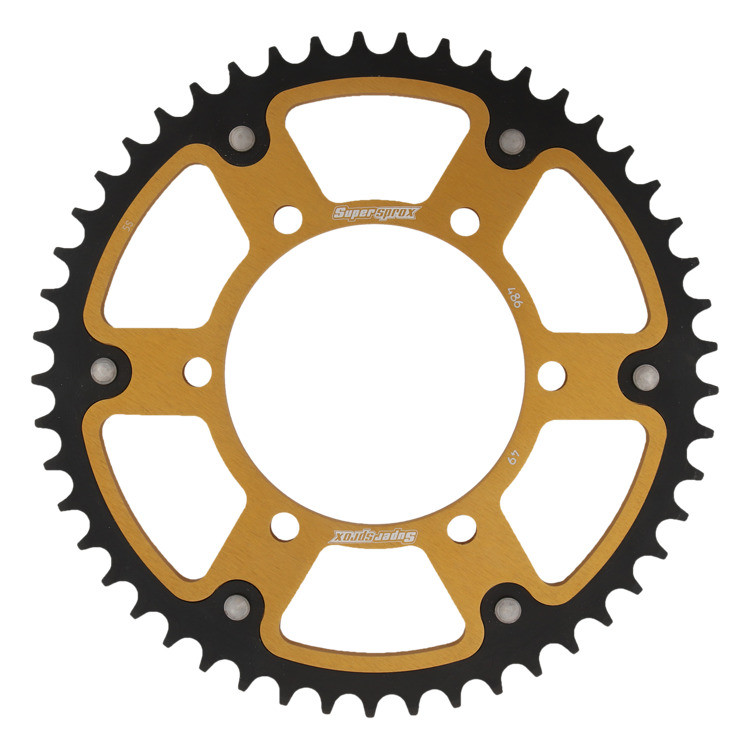 Obrázek produktu Řetězová rozeta SUPERSPROX STEALTH RST-486:49-GLD zlatá 49 zubů, 520 RST-486:49-GLD