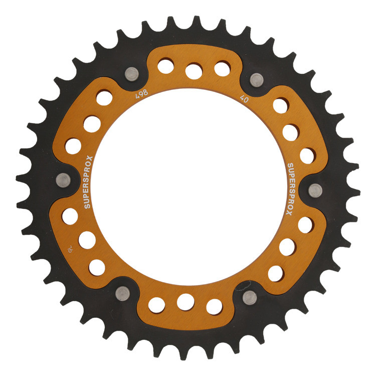 Obrázek produktu Řetězová rozeta SUPERSPROX STEALTH RST-498:40-GLD zlatá 40 zubů, 525 RST-498:40-GLD