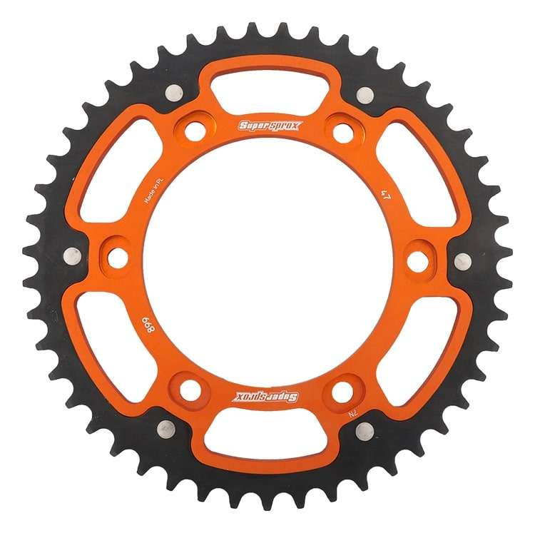 Obrázek produktu Řetězová rozeta SUPERSPROX STEALTH RST-899:47-ORG oranžová 47 zubů, 525 RST-899:47-ORG